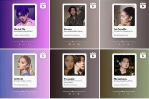 Teknologi AI Membuat Jungkook dan Ariana Grande Menyanyikan Lagu Indonesia.  (Sumber foto : Katadata)