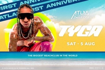Rapper Tyga Akan Tampil di Atlas Beach Club Bali Pada Bulan Agustus.  (Sumber foto : Suara Jatim)