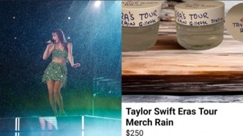 Air Hujan di Konser Taylor Swift Dijual Rp 3,7 Juta