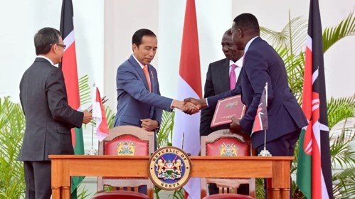 Jokowi Kunjungi Kenya, Perdagangan Antara Indonesia-Kenya Akan Ditingkatkan (Sumber foto : Viva)