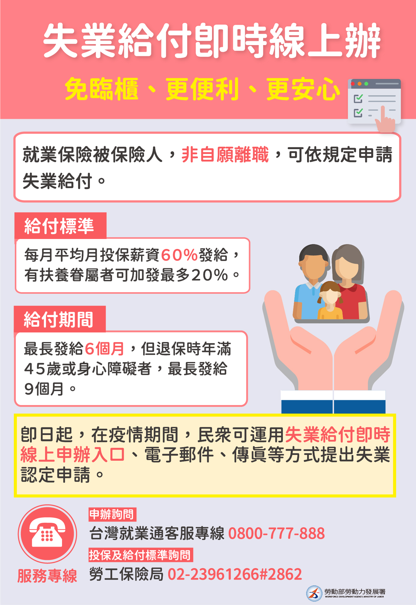 新住民全球新聞網 新住民注意 疫情遭資遣離職擁 就業保險 可領失業給付