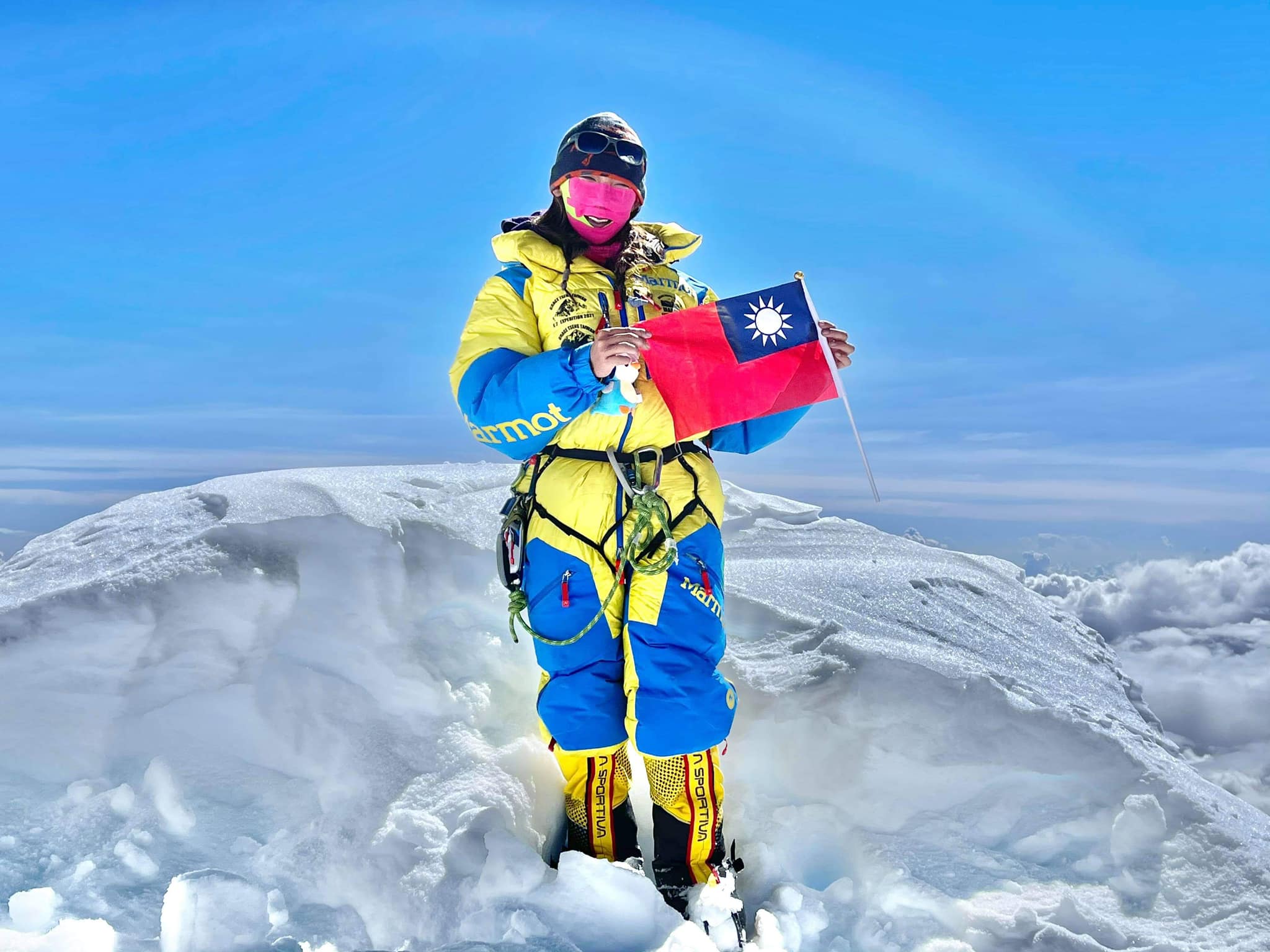 台灣之光！曾格爾登上世界第三高峰　突破台灣與世界記錄（圖／翻攝自曾格爾臉書）