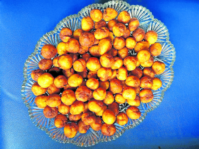 Camote Balls. (Photo / Provided by the Philippine Daily Inquirer)