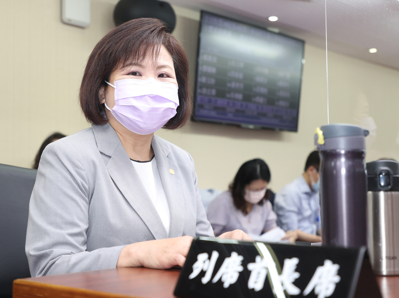 勞動部長表示，完整接種疫苗者優先入境台灣。 圖／勞動部提供