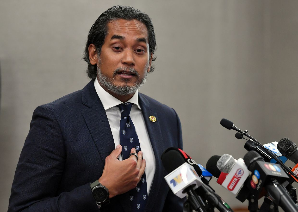 Health Minister Khairy Jamaluddin. (Photo / Provided by The Star)