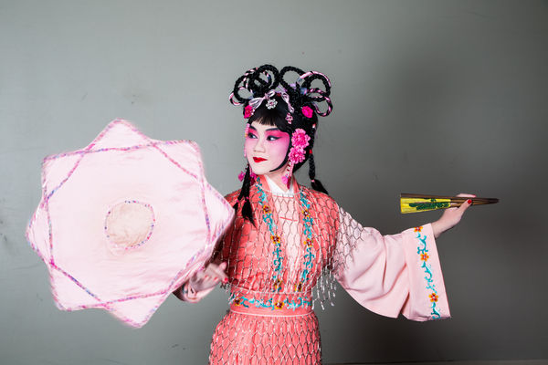 Guo Si Ting loves dancing and studied Peking Opera since she was in elementary school till senior high school. (Photo / Provided by the Taoyuan City Multi-ethnic Cultural Exchange and Love Association)