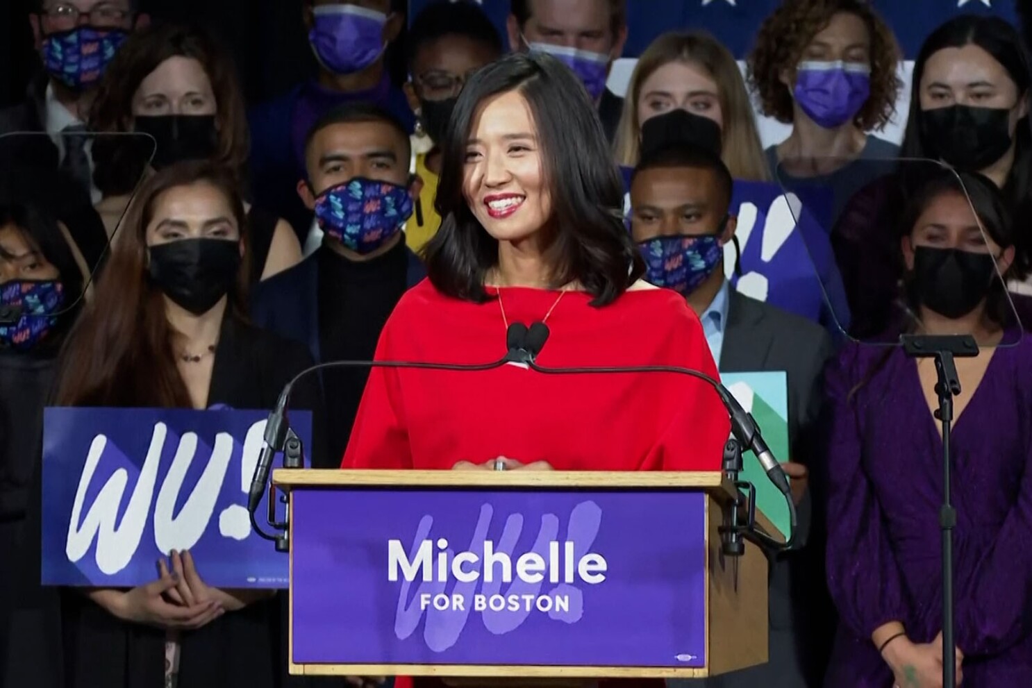 台灣移民第二代「吳弭」當選波士頓市長。 圖／Michelle Wu twitter