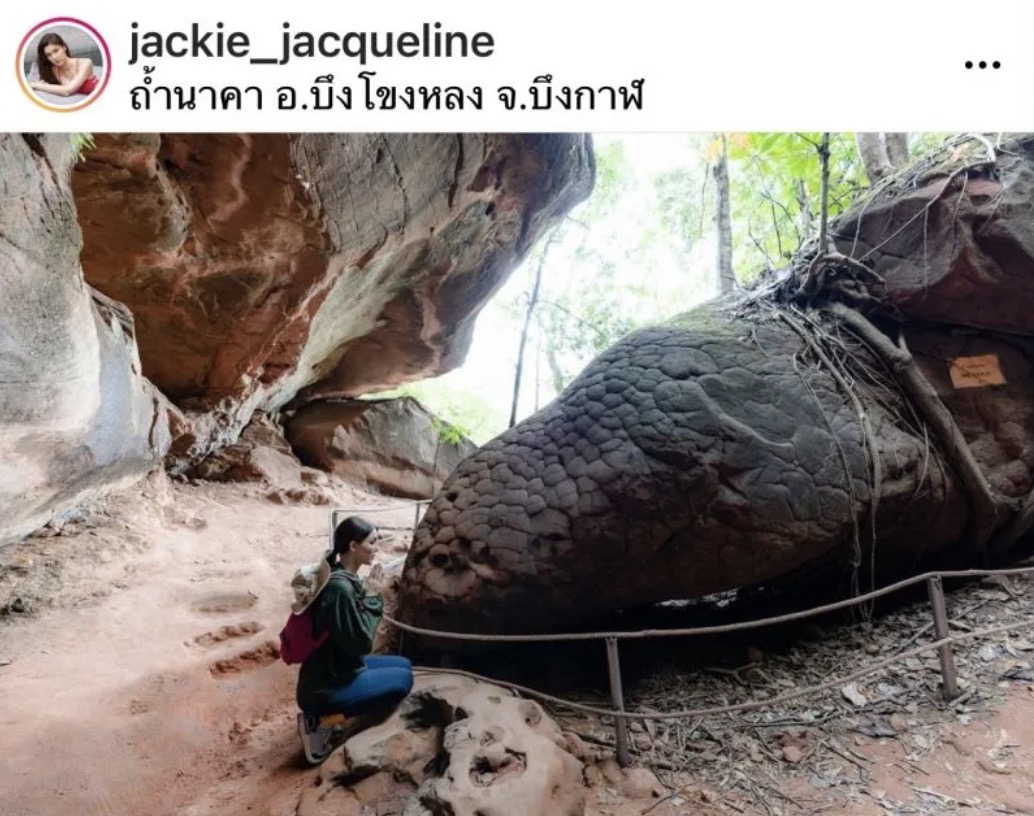 也吸引泰國女星Jackie Jacqueline到訪此地。（圖／翻攝自四方報）