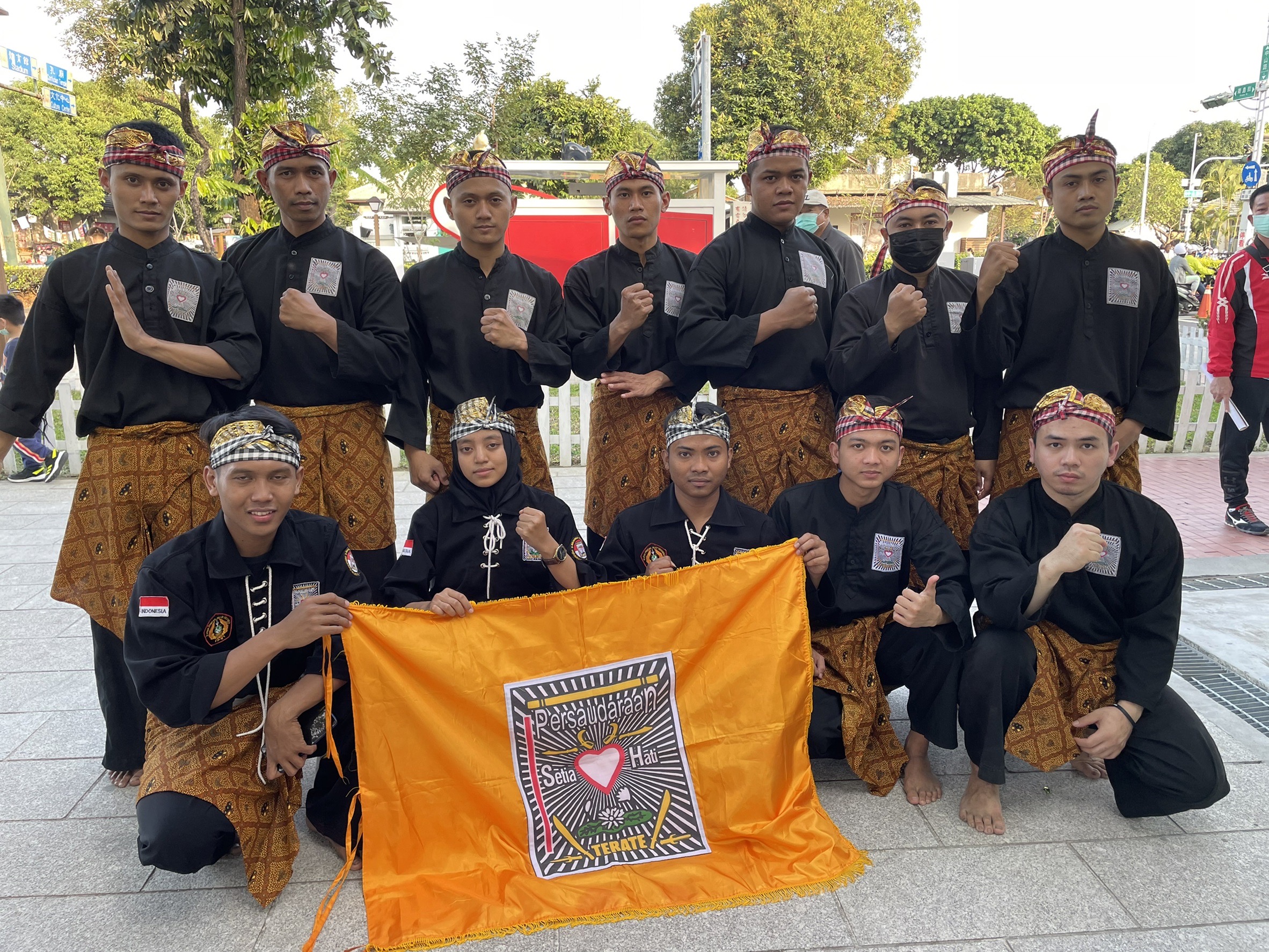 由高苑科大的印尼留學生自組的印尼武術隊伍