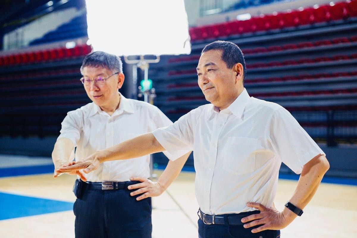 Ko Wen-je and Hou You Yi jointly organize the "World Masters Game 2025". (Photo / Retrieved from the Facebook: 侯友宜)