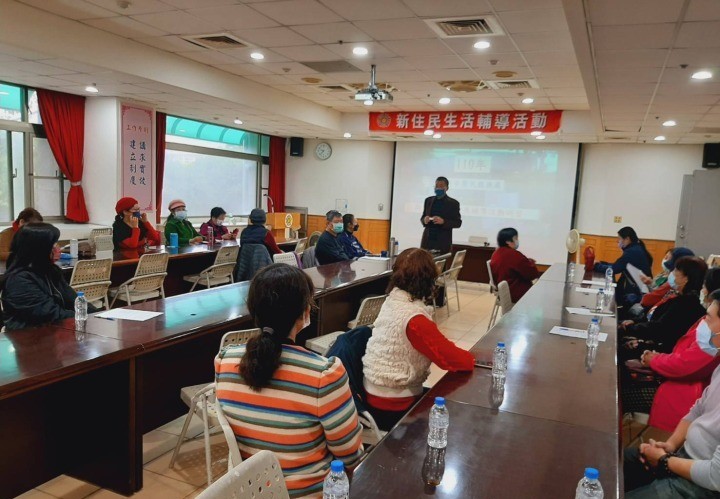 Taoyuan County Veterans Service Office, VAC helps new immigrants to integrate into local society. (Photo / Provided by the Taoyuan County Veterans Service Office, VAC)