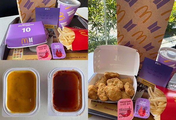 BTS Meal as sold in a Philippine McDonald's store (Photo / Retrieved from 