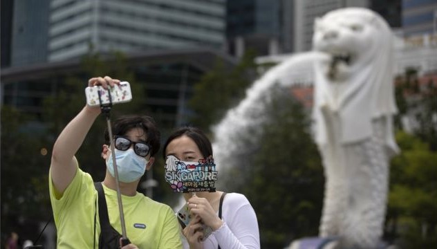 Delta is highly contagious. So far, 550 people in Singapore have been infected. (Image courtesy of BBC)