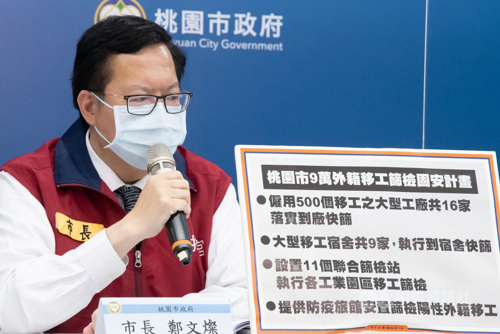 "Proyek Gu'an" Taoyuan, Tes Skrining Untuk Semua Pekerja Migran Cegah Penyebaran Epidemi. Foto/ Pemerintah Taoyuan