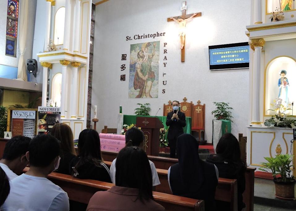 Foreigners in religious groups share experience as religious activities in Taiwan suspends. Image courtesy of St. Christopher’s Church.