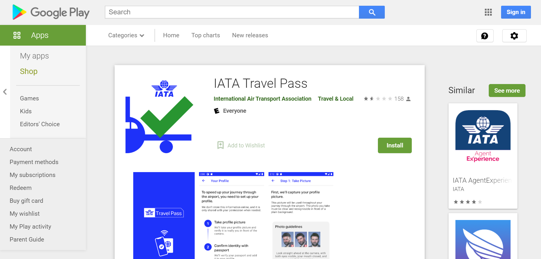 IATA推出「電子健康護照」的專屬App。（圖／擷取自電腦畫面）