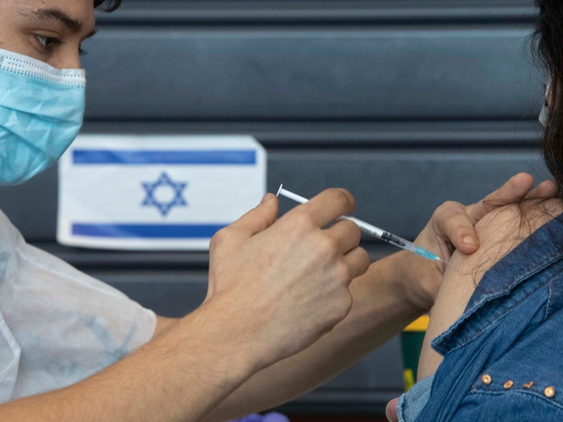以色列政府下令8月開打輝瑞第3劑。 圖／翻攝自《半島電視台》