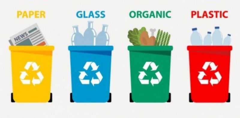 Nhắc nhở người dân phải làm tốt công tác phân loại rác thải. (Nguồn ảnh:《韓星網》