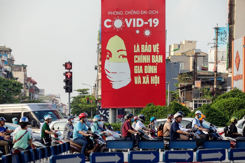 TP Hồ Chí Minh đang được triển khai quyết liệt hơn những biện pháp phòng chống dịch để nhanh chóng kiểm soát dịch bệnh trên địa bàn thành phố. (Nguồn ảnh: Thông tấn xã Việt Nam)