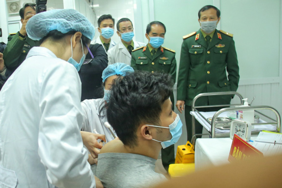 越南正加快國產疫苗人體試驗速度。 圖／翻攝自《越通社》