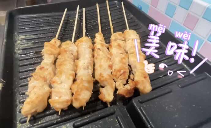 Indonesian satay skewers. (Photo/Provided and authorized by Shuishui Indonesian mother Emak Medan di Taiwan)