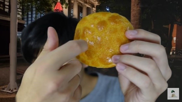 Hong Kong-style pineapple buns from National Taiwan Normal University. (Photo/Provided and authorized by Suzuki's daily life [Study in Taiwan]