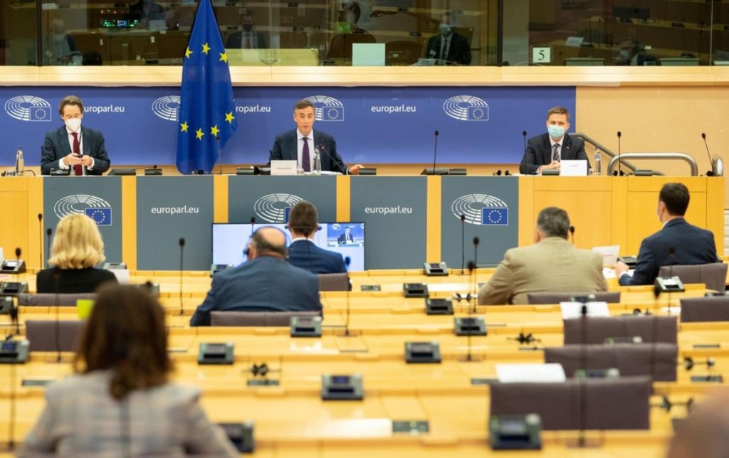Europe adopted a report and related amendments on European Union-Taiwan political relations. (Photo / Provided by the European Parliament’s Committee on Foreign Affairs)