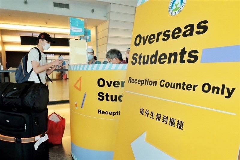 疫情下「外籍學生」赴台灣求學。 圖／翻攝自《中央社》