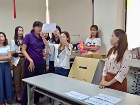 In 2018 and 2019, training courses were held for new immigrants election staff volunteers. (Photo/Provided by New Immigrant Family Service Center in Miaoli County)