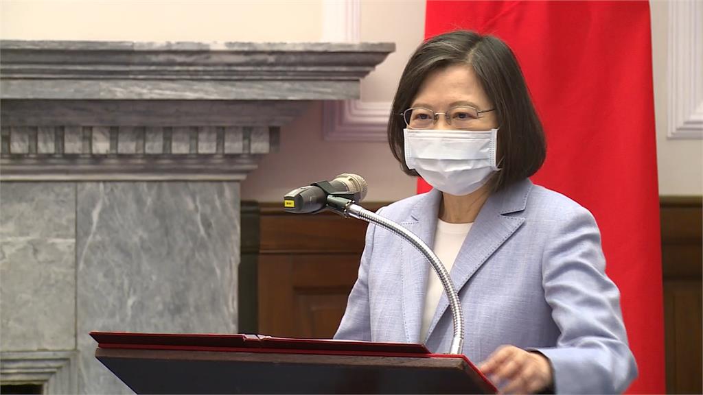 Presiden Tsai berharap pencegahan dan pemulihan pandemi dapat tetap memperhatikan keseimbangan yang berkelanjutan. Sumber: Diambil dari Istana presiden