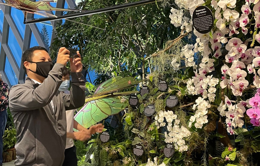 The Taiwan Orchid Exhibition enjoys an international reputation. Photo/Retrieved from the "Central News Agency"