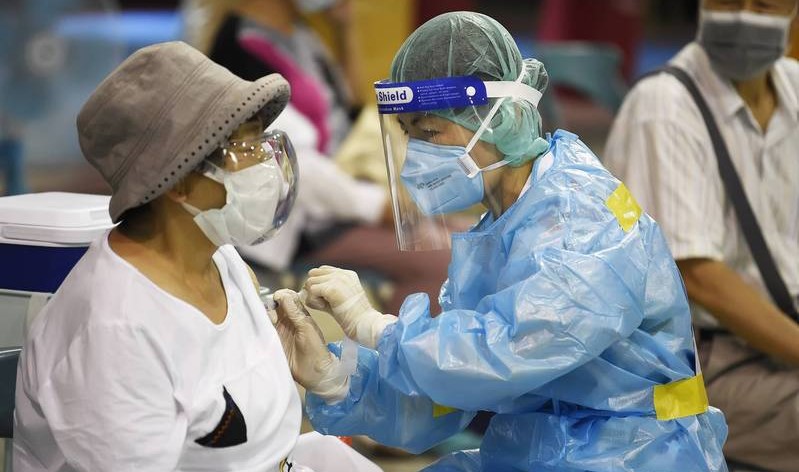 台灣逾758萬人已接種新冠疫苗。 圖／翻攝自《自由時報》