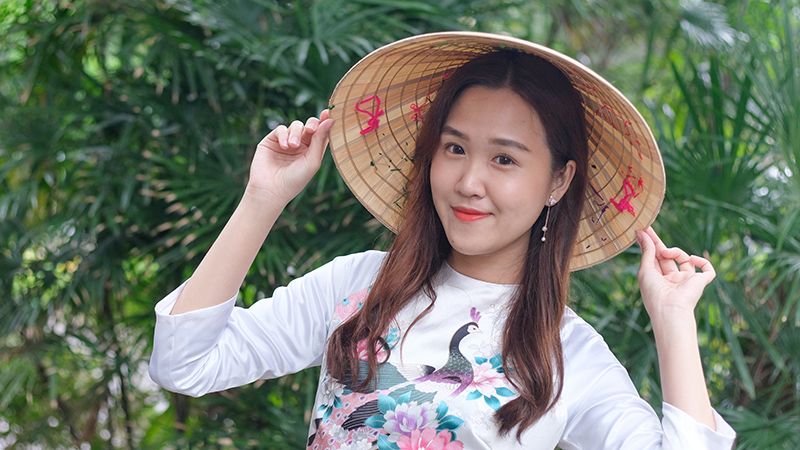 越南女孩活出「新」態度。 圖／翻攝自李如寶臉書