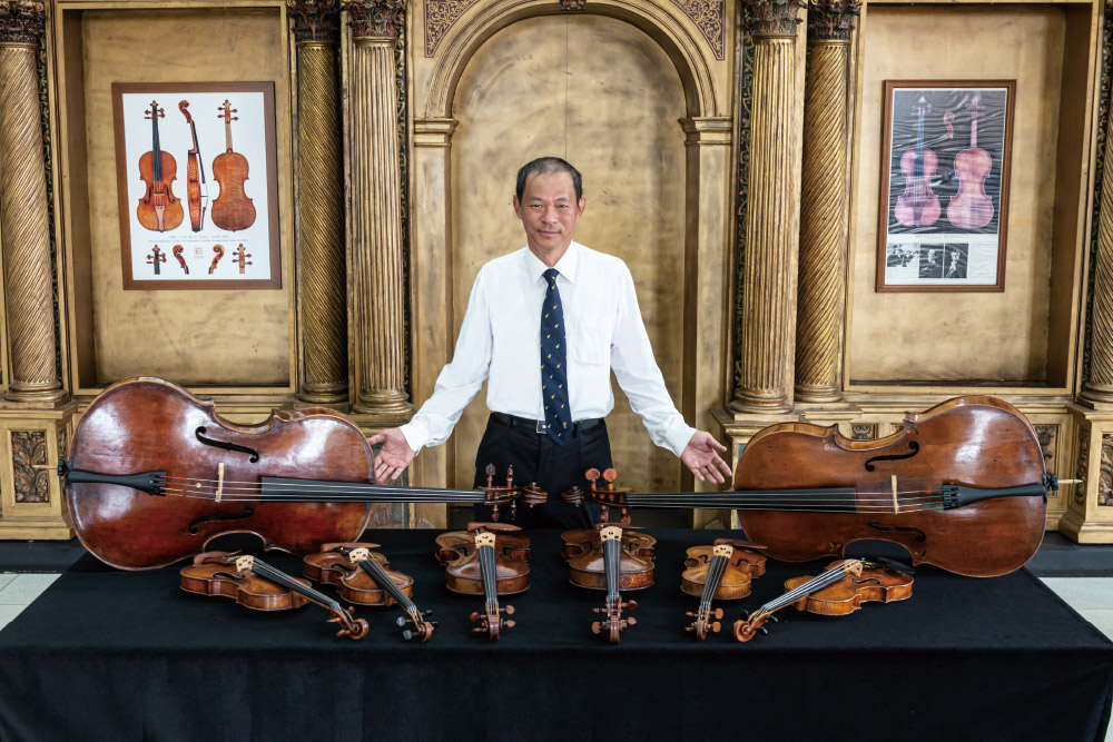 The senior violin consultant of CHIMEI Museum, will be sharing the stories and styles of violins manufactured in the two cities. (Photo / Provided by CHIMEI Museum)