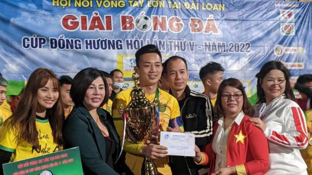 2022台灣越南足球聯賽結果出爐。 圖／聯賽副理阮虹葸提供