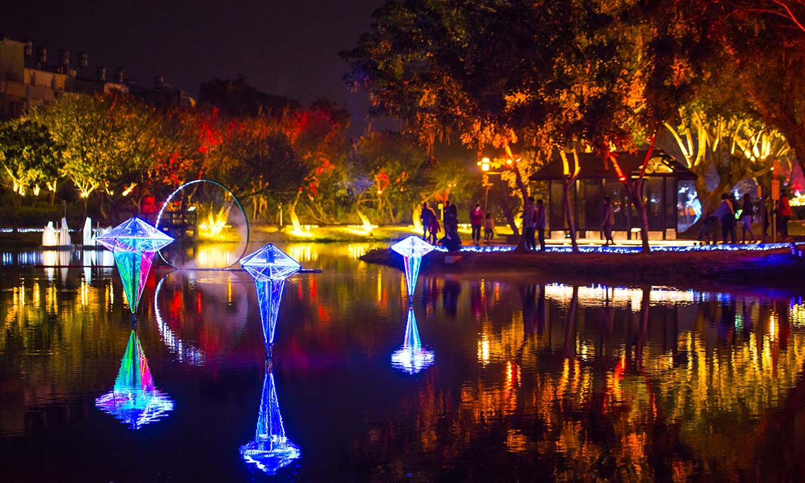 งานประจำปีของไถหนาน “เทศกาลโคมไฟท่าเรือวอลจิน”ภาพ／นำมาจาก台南旅行網