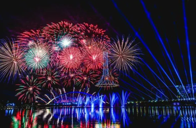 Taichung to host the 2023 National Day fireworks with rehearsal on September 18.  Photo reproduced from Chiayi County Mayor 翁章梁 Facebook