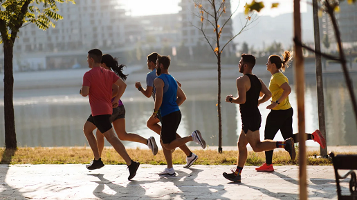 The possibility of romance may be behind the spike in running