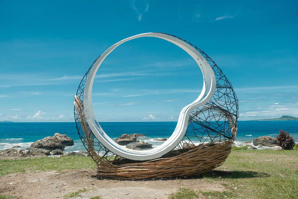 East Coast Land Art Festival, Artist-in-Residence Creation. (Photo / Courtesy of Taitung County Government)