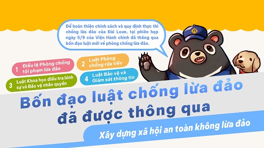 Bốn đạo luật chống lừa đảo đã được thông qua  Xây dựng xã hội an toàn không lừa đảo