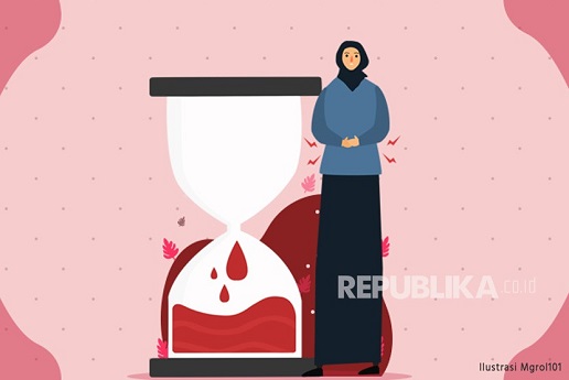 Haid (ilustrasi). Nyeri haid dengan intensitas berlebih dapat disebabkan oleh timbulnya kista pada organ reproduksi wanita.