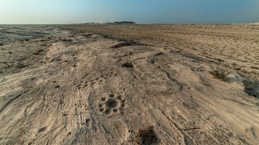 The mysterious symbols found carved in Qatar's desert