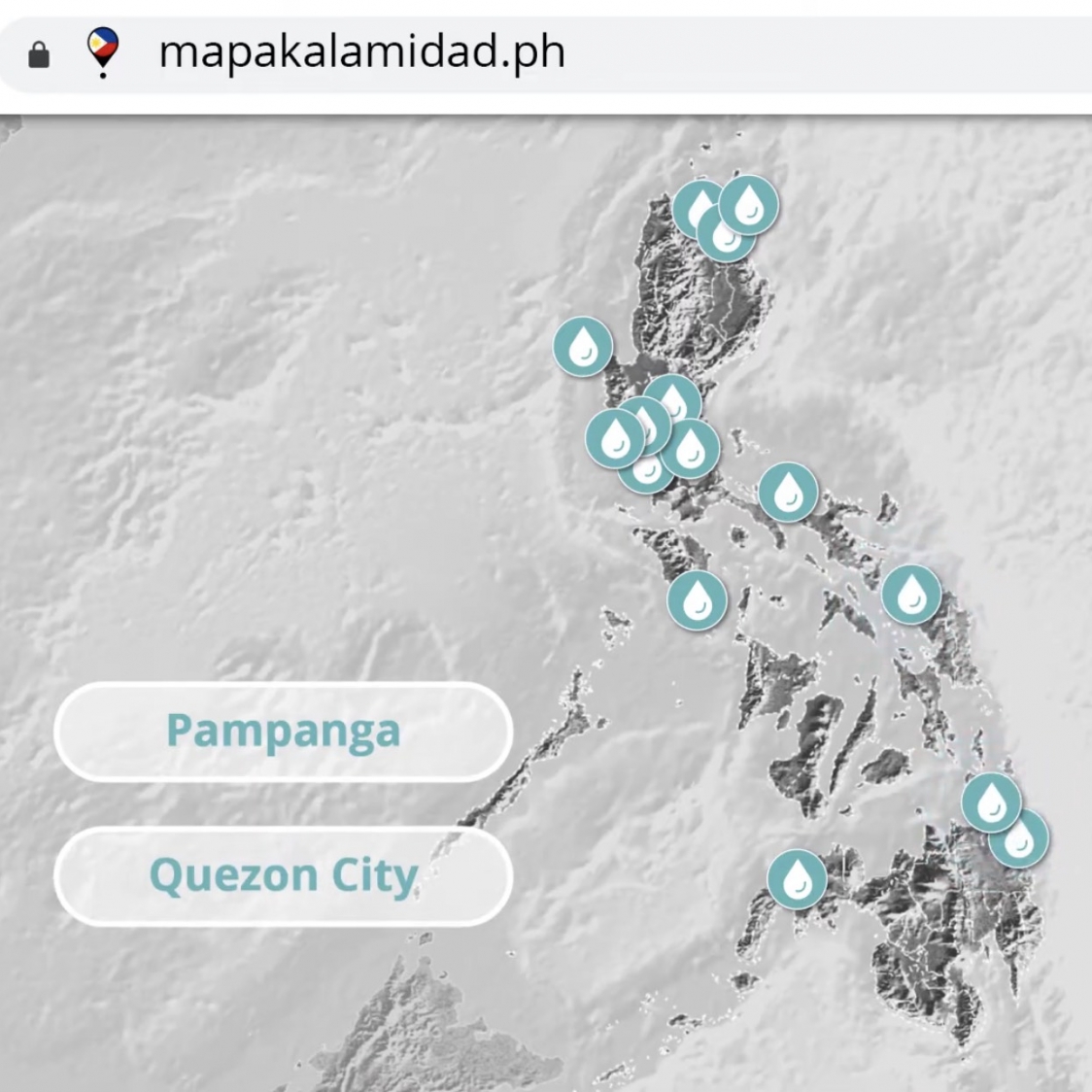 Data sharing platform designed in the Philippines to locate map flooded areas during disasters