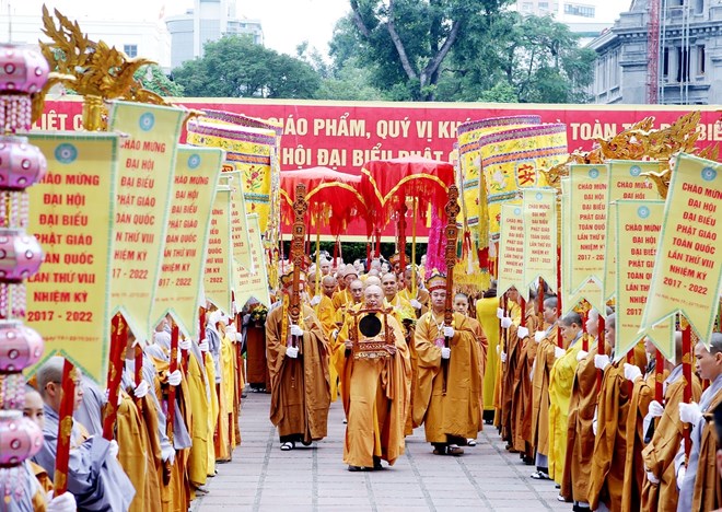 Giáo hội Phật giáo Việt Nam gửi tặng vật tư y tế cho nhân dân Ấn Độ. (Nguồn ảnh: Thông tấn xã Việt Nam