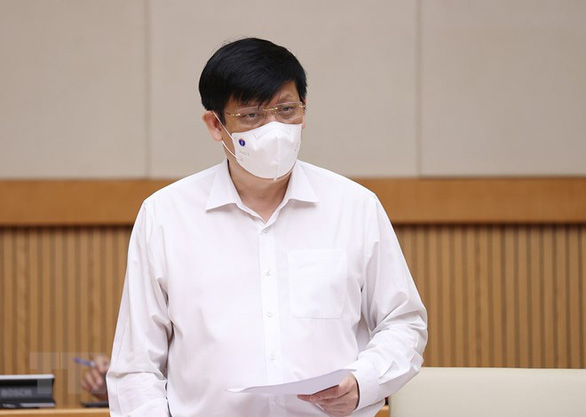Bộ trưởng Y tế Nguyễn Thanh Long nhấn mạnh đợt dịch lần này virus lây lan nhanh, phát tán mạnh trong không khí, mức độ đào thải mầm bệnh rất nhanh. (Nguồn ảnh: VnExpress)