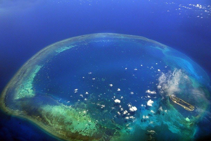 東沙環礁國家公園。(圖片來源：臺灣國家公園網 / 劉武雄攝)