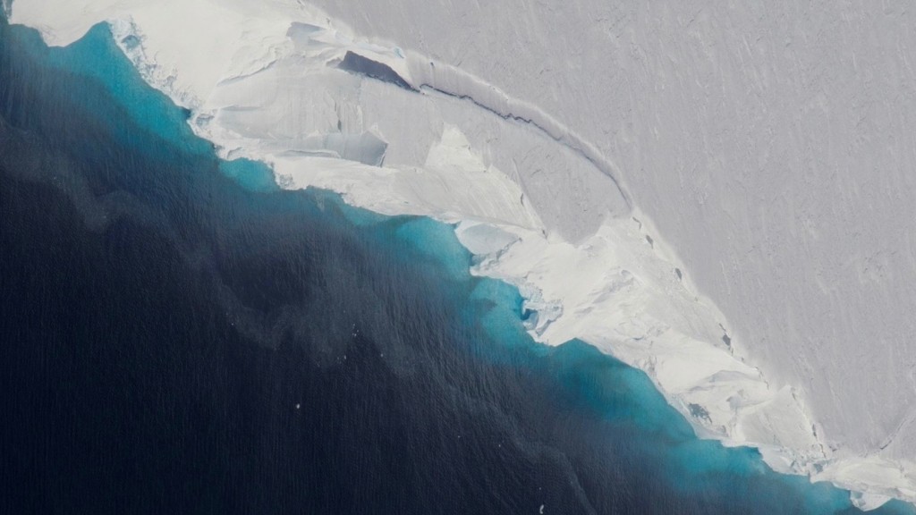NASA於2019年1月30日拍攝的南極畫面。(照片來源：NASA)