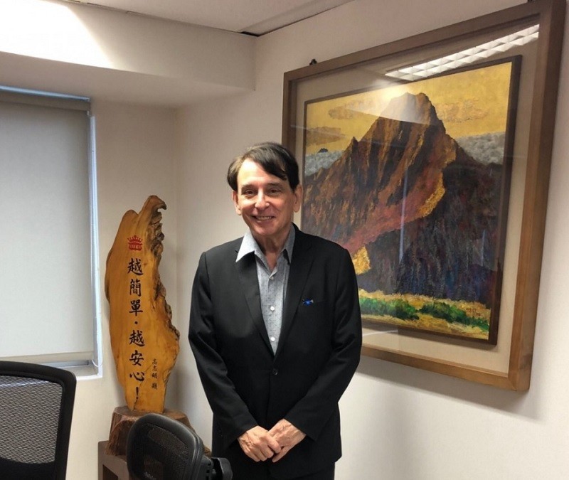 (NTU visiting professor William Stanton (by Taiwan News))