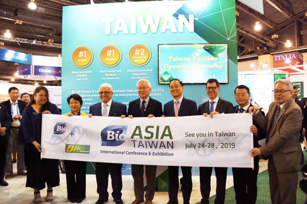 2019亞洲生技大會的主題是「以生物科技帶動下一波經濟發展」，將在7月24日到28日在台北舉辦，預計吸引18國設立國家館、逾70家國外廠商、600家公司參展。(照片來源：台灣生物產業發展協會)