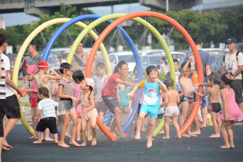 (Dajia Water Playground. (Hydraulic Engineering Office photo))